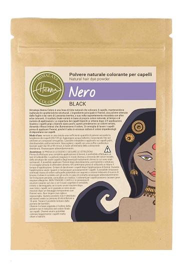 HIMALAYA HENNA COLORS NERO 100 G - Farmacia Castello Srl