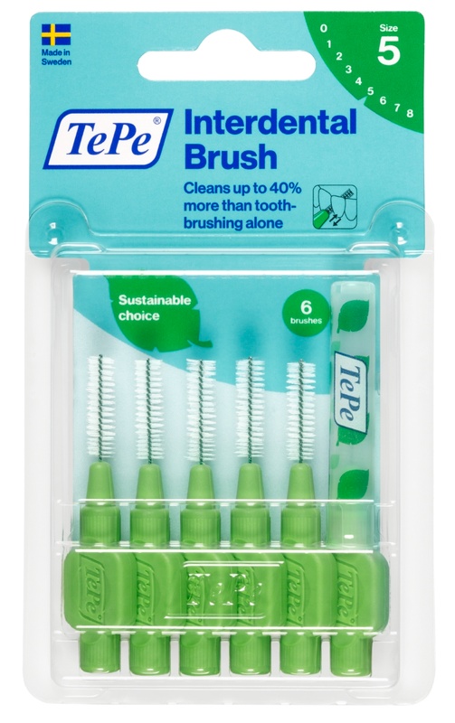 TEPE SCOVOLINO VERDE 0,8MM 6 PEZZI - Farmacia Castello Srl