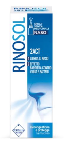 SPRAY NASALE RINOSOL 2ACT 15 ML - Farmacia Castello Srl
