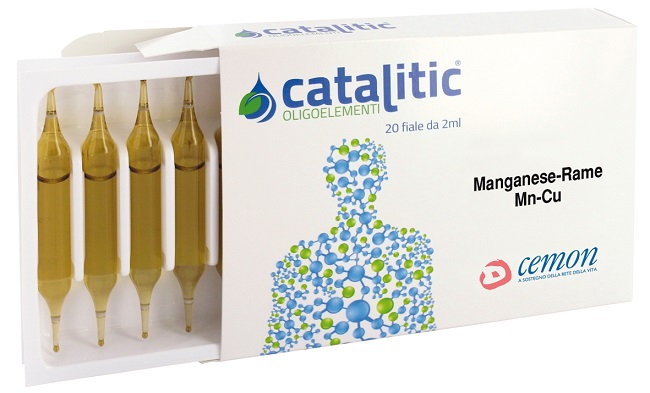 CATALITIC OLIGOELEMENTI MANGANESE RAME MN-CU 20 FIALE 2 ML - Farmacia Castello Srl