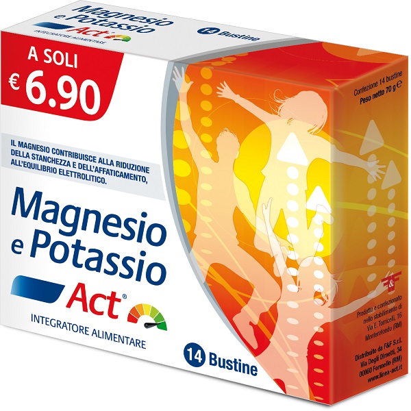 MAGNESIO E POTASSIO ACT 14 BUSTINE - Farmacia Castello Srl