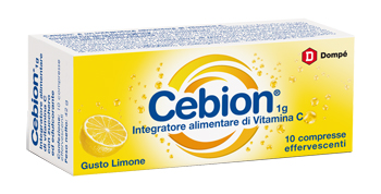CEBION EFFERVESCENTE VITAMINA C LIMONE 10 COMPRESSE - Farmacia Castello Srl