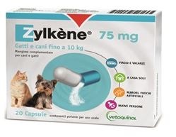 ZYLKENE CANI E GATTI FINO A 10KG 20 CAPSULE 75 MG - Farmacia Castello Srl