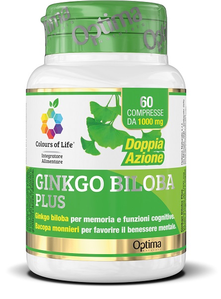 COLORUS OF LIFE GINKGO BILOBA PLUS 60 COMPRESSE 1000 MG - Farmacia Castello Srl
