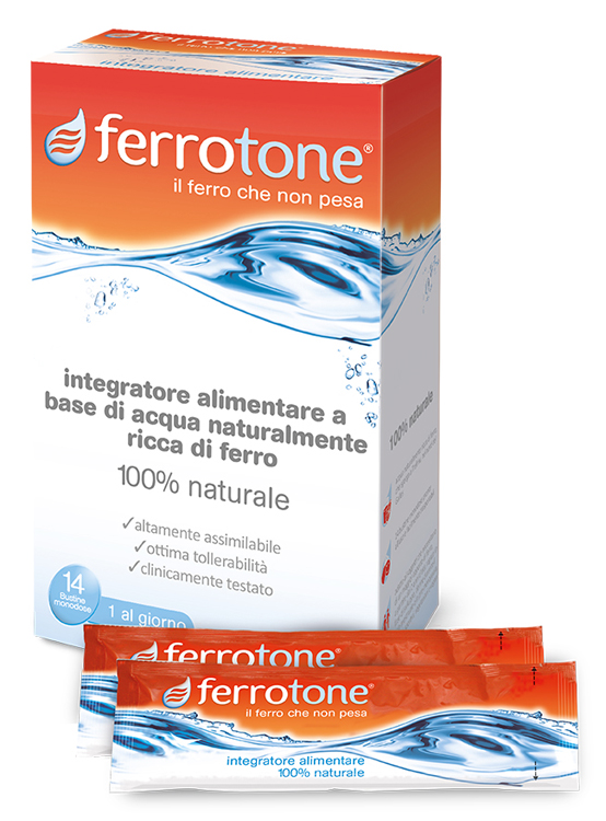 FERROTONE 14 BUSTINE 20 MG - Farmacia Castello Srl