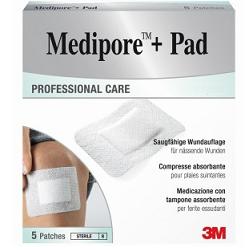 MEDICAZIONE MEDIPORE+PAD 10X20CM 5PEZZI - Farmacia Castello Srl