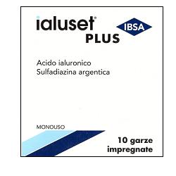 GARZA IMPREGNATA IALUSET FERITE E USTIONI NON INFETTE 10X10 CM 10 PEZZI - Farmacia Castello Srl