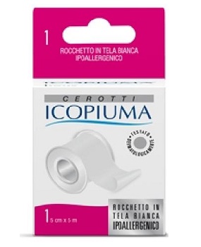 ICOPIUMA CEROTTO IN ROCCHETTO BIANCO CM 5X500 CM - Farmacia Castello Srl