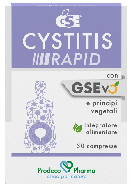 GSE CYSTITIS RAPID 30 COMPRESSE - Farmacia Castello Srl