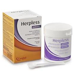 HERPLESS POLVERE BARATTOLO 30 G CON MISURINO - Farmacia Castello Srl