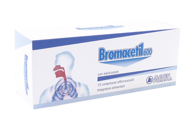 BROMACETIL 600 15 COMPRESSE EFFERVESCENTI - Farmacia Castello Srl