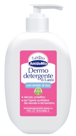 EUPHIDRA AMIDOMIO DERMODETERGENTE 0/5 ANNI 400 ML - Farmacia Castello Srl