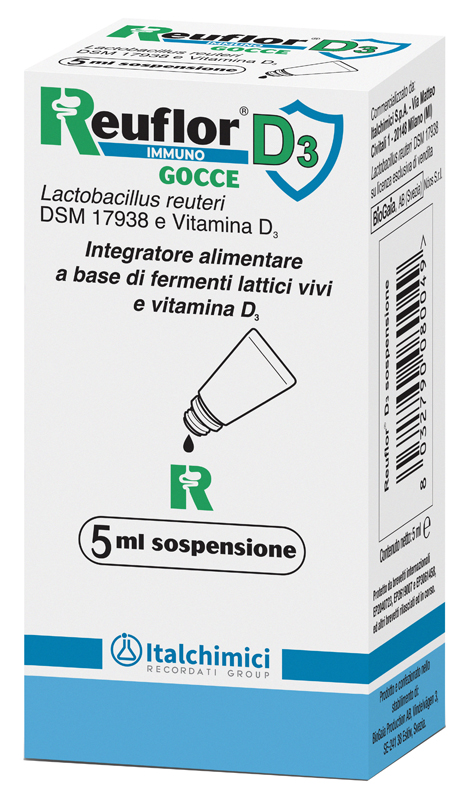 REUFLOR D3 GOCCE 5 ML - Farmacia Castello Srl