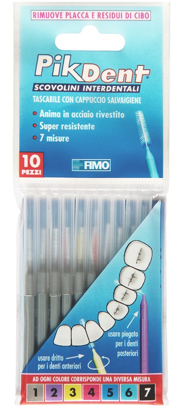 PIKDENT STUZZICOLINO 1 GRIGIO 10 PEZZI - Farmacia Castello Srl