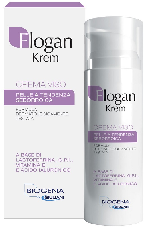 FLOGANKREM CREMA VISO PELLE TENDENZA SEBORROICA 50 ML - Farmacia Castello Srl