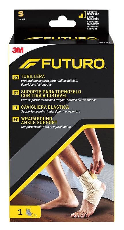 CAVIGLIERA ELASTICA FUTURO MEDIUM DIMENSIONE 20,5/23CM - Farmacia Castello Srl