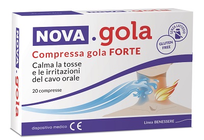 NOVA GOLA COMPRESSA GOLA FORTE 20 COMPRESSE - Farmacia Castello Srl