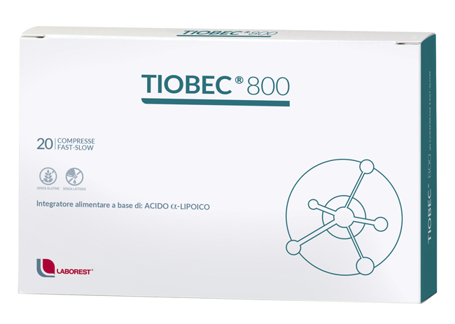 TIOBEC 800 20 COMPRESSE FAST-SLOW 36 G - Farmacia Castello Srl