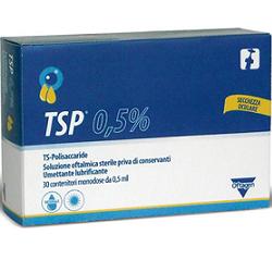 TSP 0,5% SOLUZIONE OFTALMICA UMETTANTE LUBRIFICANTE 30 FLACONCINI MONODOSE 0,5 ML - Farmacia Castello Srl