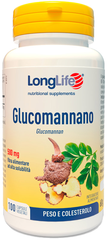 LONGLIFE GLUCOMANNANO 100 CAPSULE VEGETALI - Farmacia Castello Srl