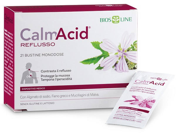 BIOSLINE CALMACID REFLUSSO 21 BUSTINE MONODOSE - Farmacia Castello Srl