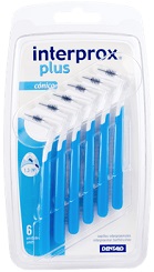 INTERPROX PLUS CONICO BLU 6 PEZZI - Farmacia Castello Srl