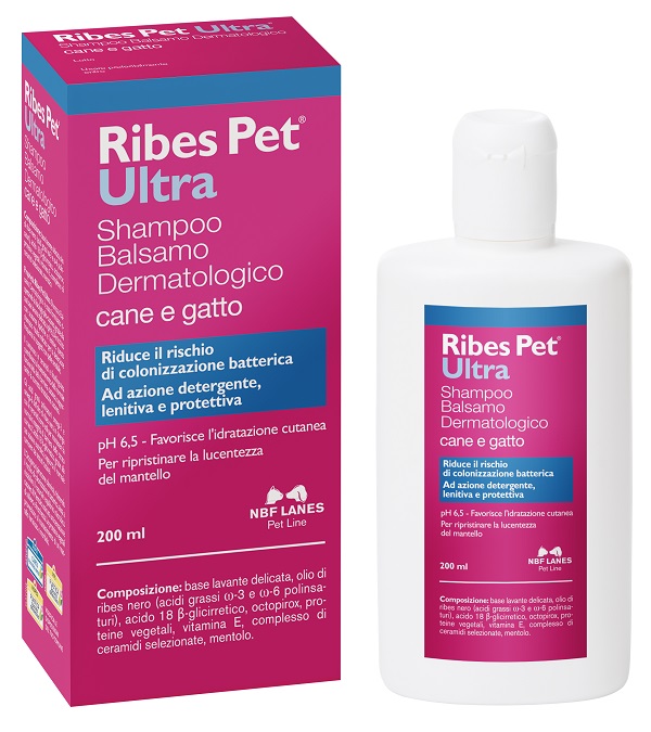RIBES PET ULTRA SHAMPOO DERMATOLOGICO FLACONE 200 ML - Farmacia Castello Srl
