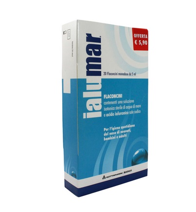 SOLUZIONE ISOTONICA IALUMAR 20 FLACONCINI MONODOSE 5 ML - Farmacia Castello Srl