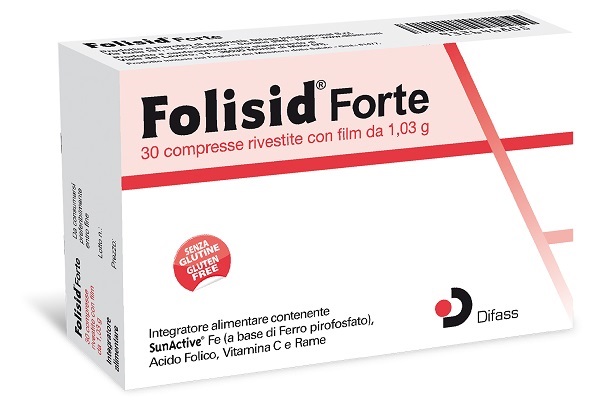 FOLISID FORTE 30 COMPRESSE 3,9 G - Farmacia Castello Srl