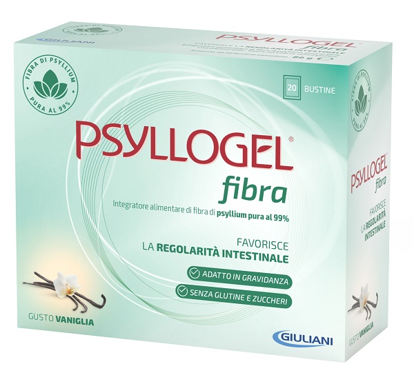 PSYLLOGEL FIBRA VANIGLIA 20 BUSTINE - Farmacia Castello Srl