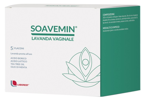 SOAVEMIN LAVANDA VAGINALE 5 FLACONI 100 ML - Farmacia Castello Srl