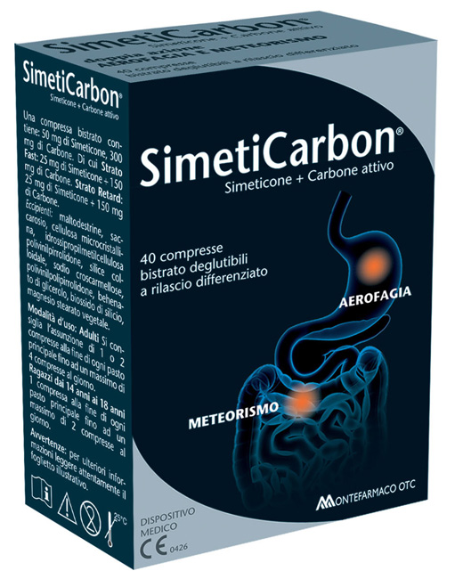 SIMETICARBON 40 COMPRESSE - Farmacia Castello Srl