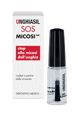 ANTIMICOTICO UNGHIASIL SOS MICOSI IN FLACONE DI VETRO 5 ML CON PENNELLO APPLICATORE + ASTUCCIO - Farmacia Castello Srl