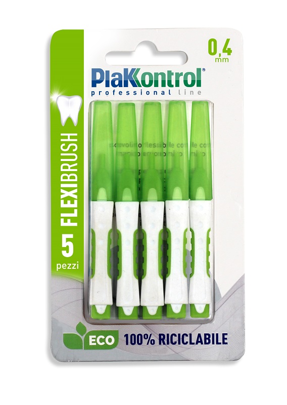 PLAKKONTROL SCOVOLINO INTERDENTALE FLEXI BRUSH04 BLISTER 5 PEZZI - Farmacia Castello Srl