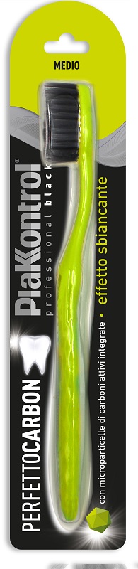 PLAKKONTROL PERFETTO CARBON SPAZZOLINO MANUALE BLISTER 1 PEZZO - Farmacia Castello Srl