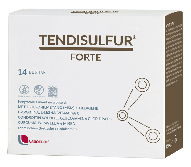 TENDISULFUR FORTE 14 BUSTE 119 G - Farmacia Castello Srl