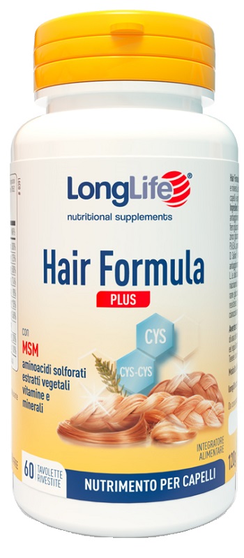 LONGLIFE HAIR FORMULA PLUS 60 TAVOLETTE - Farmacia Castello Srl