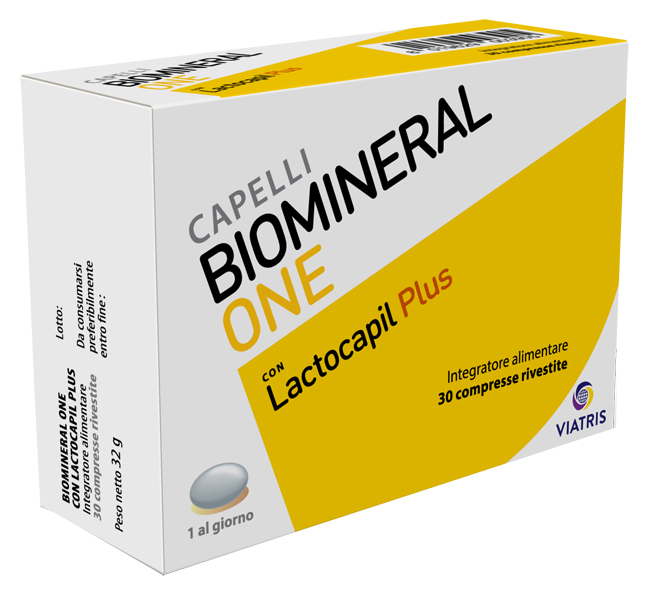 BIOMINERAL ONE LACTOCAPIL PLUS 30 COMPRESSE - Farmacia Castello Srl