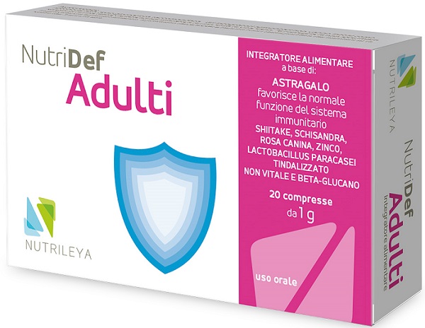 NUTRIDEF ADULTI 20 COMPRESSE - Farmacia Castello Srl