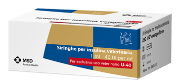 SIRINGA INSULINA USO VETERINARIO MSD-AH 30 SIRINGHE 40 UI/ML - Farmacia Castello Srl