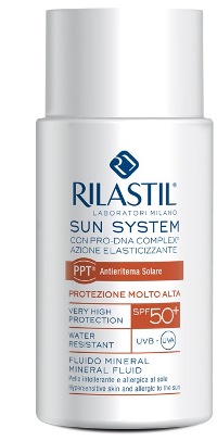 RILASTIL SUN SYSTEM PHOTO PROTECTION THERAPY SPF50+ FLUIDO MINERAL 50 ML - Farmacia Castello Srl
