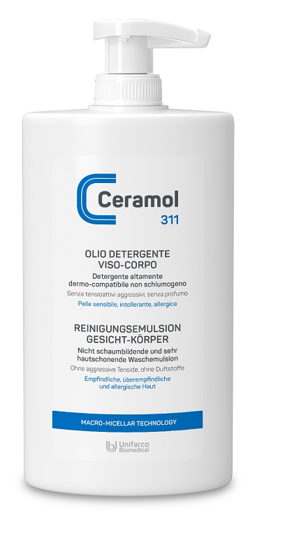 CERAMOL 311 OLIO DETERGENTE VISO/CORPO 400 ML - Farmacia Castello Srl