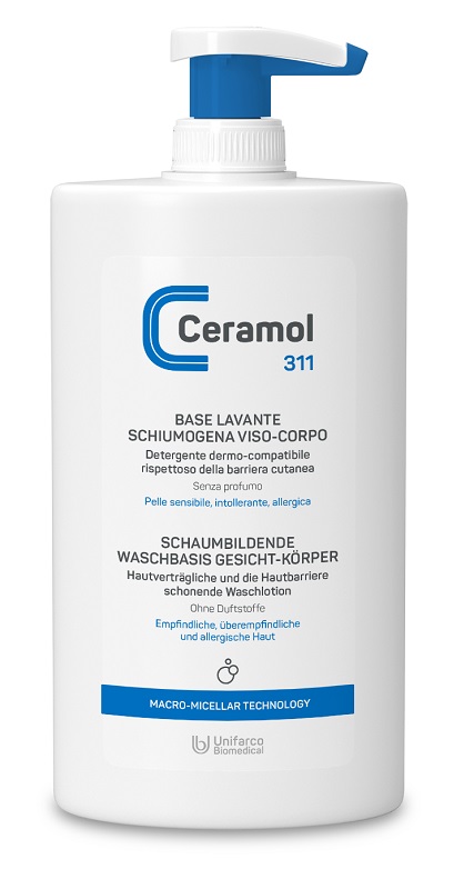 CERAMOL 311 BASE LAVANTE SCHIUMOGENA 400 ML - Farmacia Castello Srl