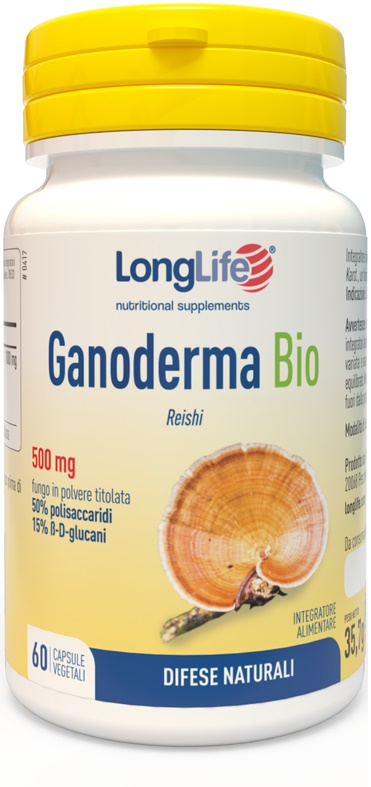 LONGLIFE GANODERMA BIO 60 CAPSULE - Farmacia Castello Srl