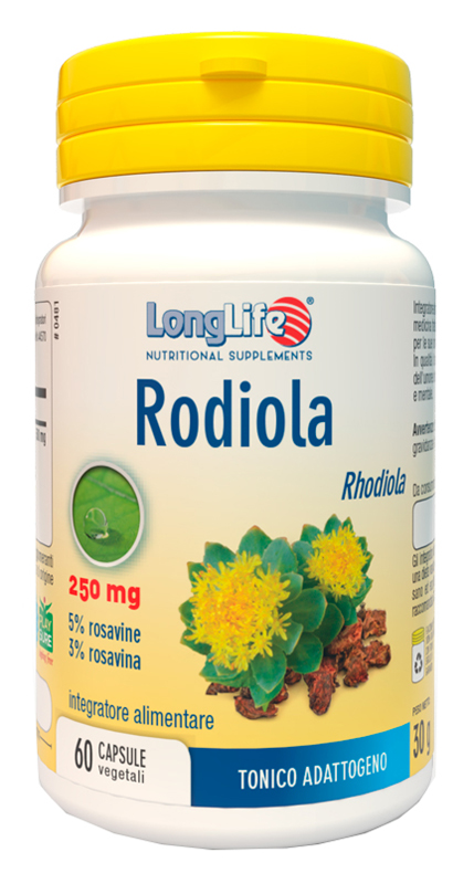 LONGLIFE RODIOLA 60 CAPSULE VEGETALI - Farmacia Castello Srl