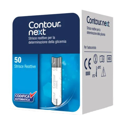 CONTOUR GLICEMIA STRISCE REATTIVE 50 PEZZI - Farmacia Castello Srl