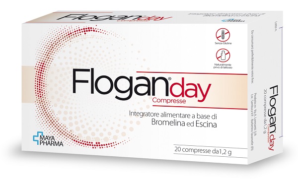 FLOGAN DAY 20 COMPRESSE SENZA GLUTINE NATURALMENTE PRIVO DI LATTOSIO - Farmacia Castello Srl