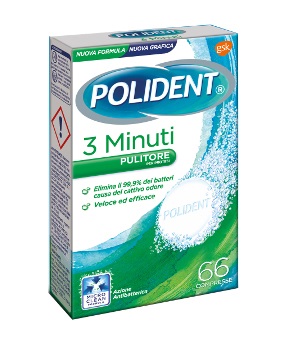 POLIDENT 3 MINUTI 66 COMPRESSE - Farmacia Castello Srl