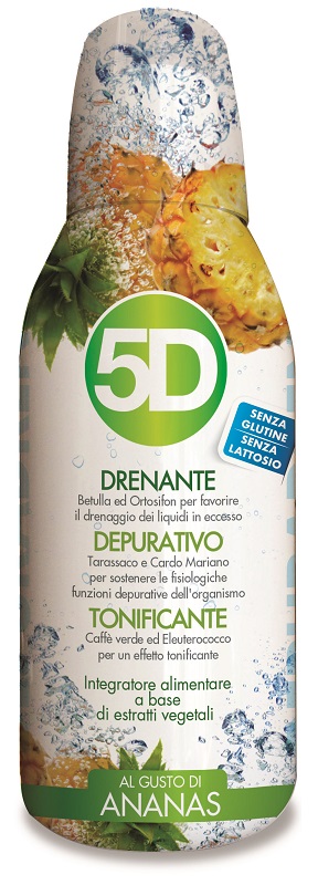 5D SLEEVERATO ANANAS 500 ML - Farmacia Castello Srl