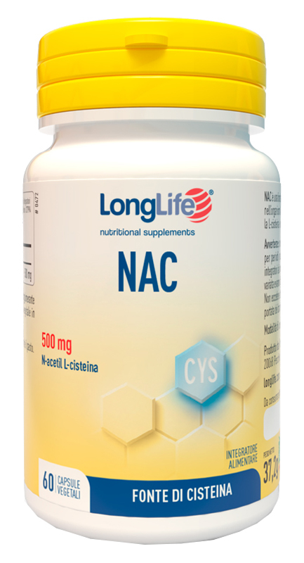 LONGLIFE NAC 60 CAPSULE VEGETALI - Farmacia Castello Srl
